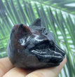 5CM Cat Head Carving Natural Crystal