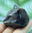 5CM Cat Head Carving Natural Crystal