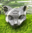 5CM Cat Head Carving Natural Crystal