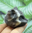 5CM Cat Head Carving Natural Crystal