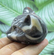 5CM Cat Head Carving Natural Crystal