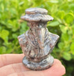 5.5CM Doctor Plague Carving Natural Crystal Carving