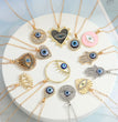 Blue Evil Eye Necklace Series