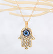 Blue Evil Eye Necklace Series