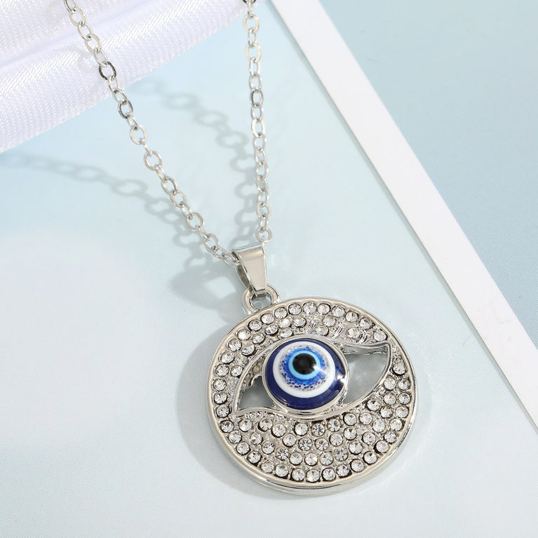 Blue Evil Eye Necklace Series