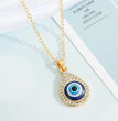 Blue Evil Eye Necklace Series