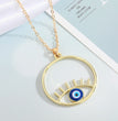 Blue Evil Eye Necklace Series