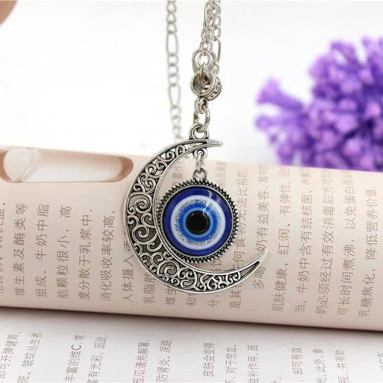 Blue Evil Eye Necklace Series