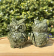 6CM Serpentine Owl Natural Crystal Carving