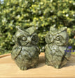 6CM Serpentine Owl Natural Crystal Carving