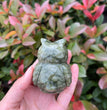 6CM Serpentine Owl Natural Crystal Carving