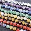 Natural Crystal Mini Star Beads Strands Loose Beads Jewelry DIY Bracelets