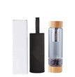 Energy Water Bottle Natural Crystal Chips with Tea Filter