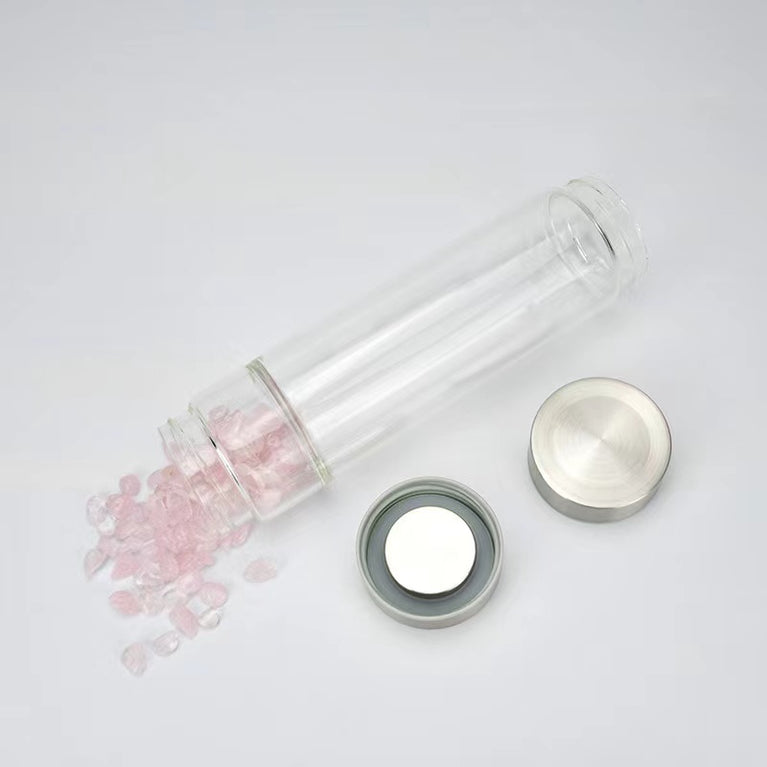 Energy Water Bottle Natural Crystal Chips Bottle