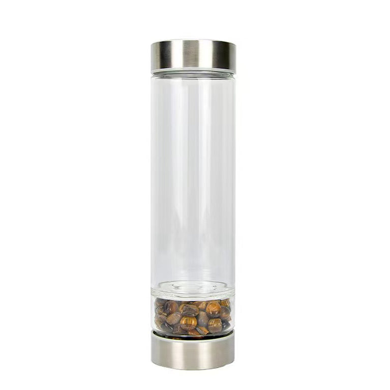 Energy Water Bottle Natural Crystal Chips Bottle