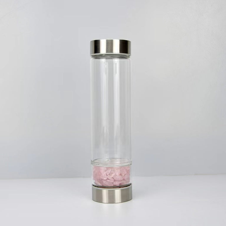 Energy Water Bottle Natural Crystal Chips Bottle