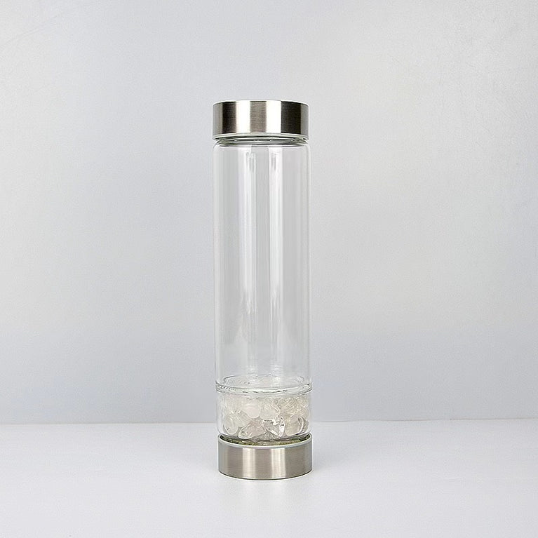 Energy Water Bottle Natural Crystal Chips Bottle