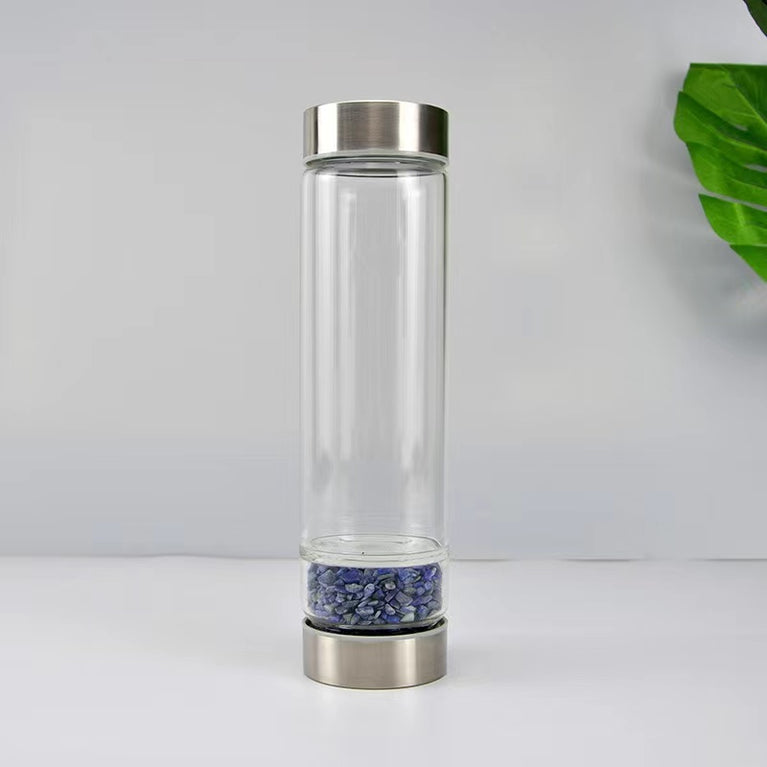 Energy Water Bottle Natural Crystal Chips Bottle