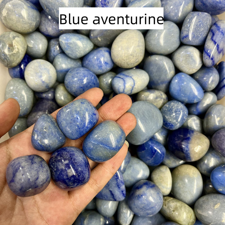 Blue Aventurine Tumbles Natural Crystal Confetti Healing Energy