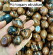 Mahogany Obsidian Tumbles Natural Crystal Confetti Healing Energy