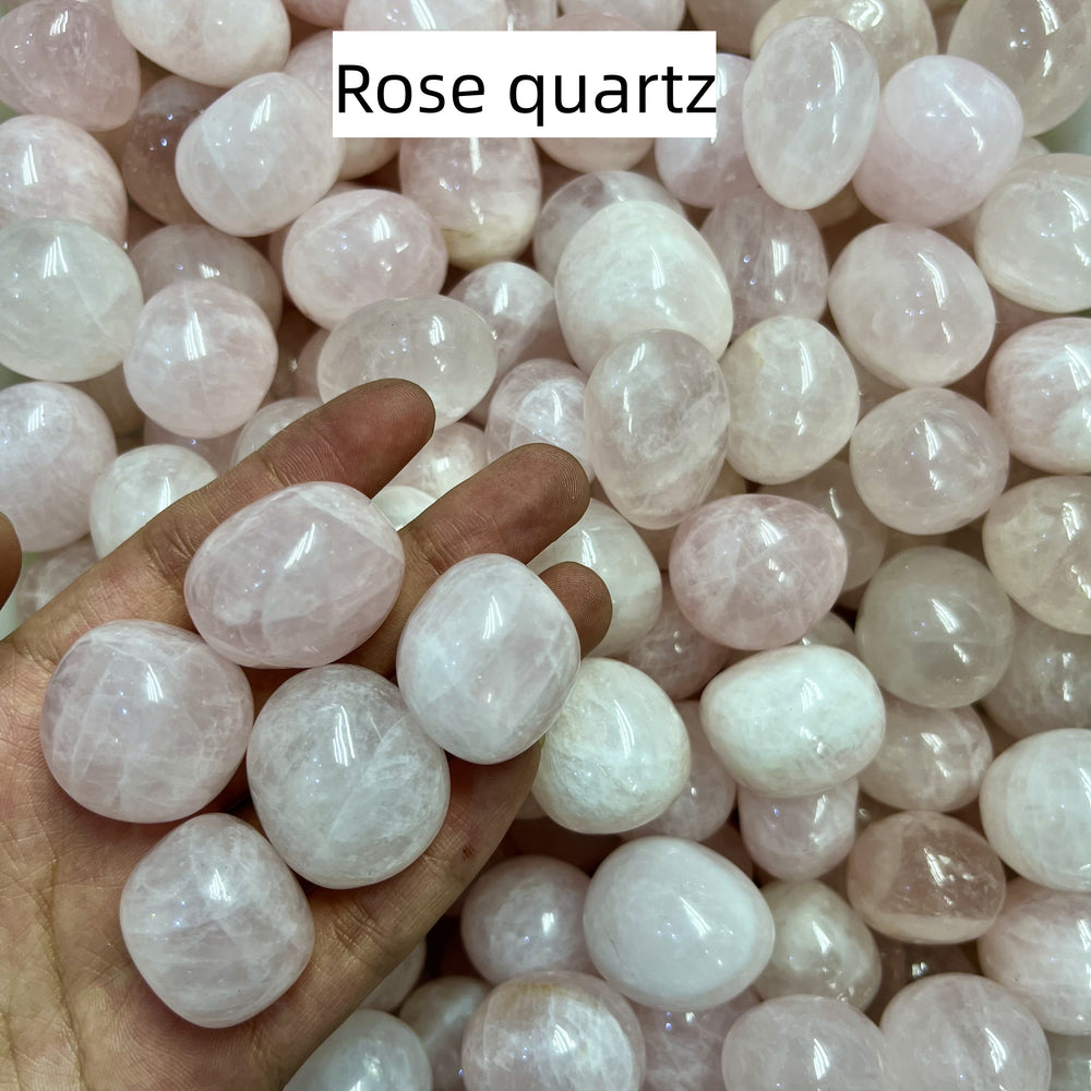 Rose Quartz Tumbles Natural Crystal Confetti Healing Energy