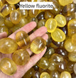 Yellow Fluorite Tumbles Natural Crystal Confetti Healing Energy