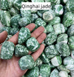 Qinghai Jade Tumbles Natural Crystal Confetti Healing Energy