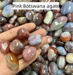 Pink Botswana Agate Tumbles Natural Crystal Confetti Healing Energy