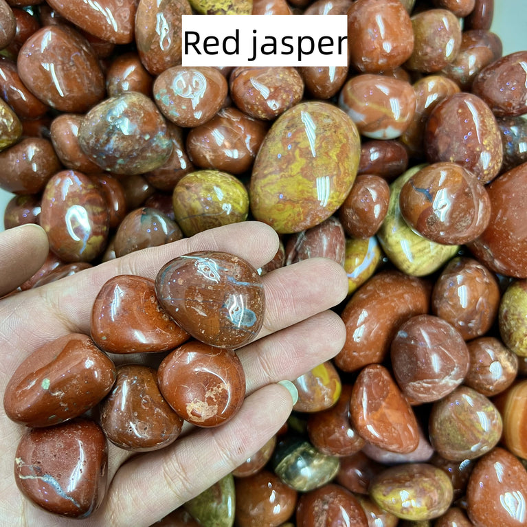 Red Jasper Tumbles Natural Crystal Confetti Healing Energy