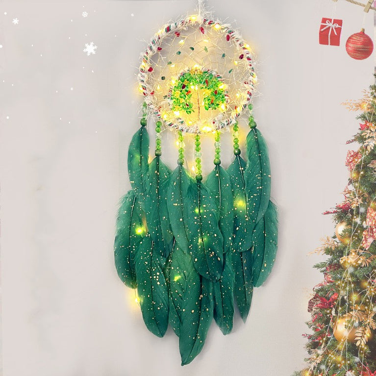 Handmade Christmas Tree Dreamcatcher Wholesale Hanging Decoration Gifts