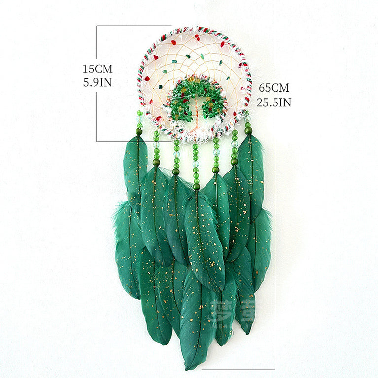 Handmade Christmas Tree Dreamcatcher Wholesale Hanging Decoration Gifts