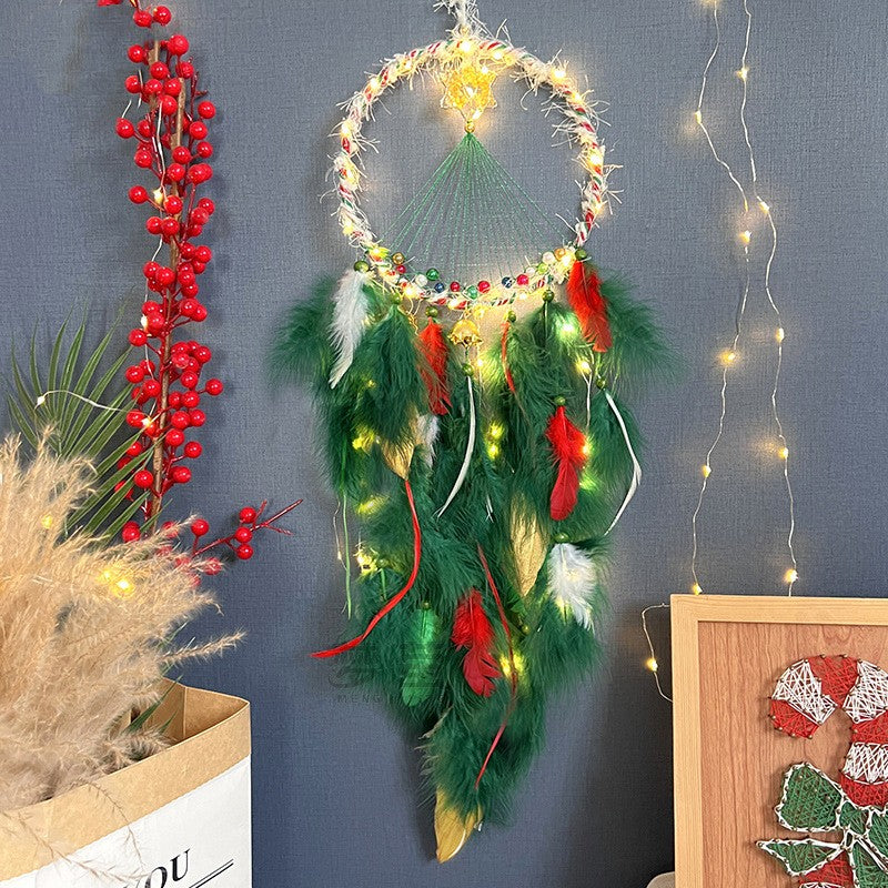 Handmade Christmas Tree Dreamcatcher Wholesale Hanging Decoration Gifts