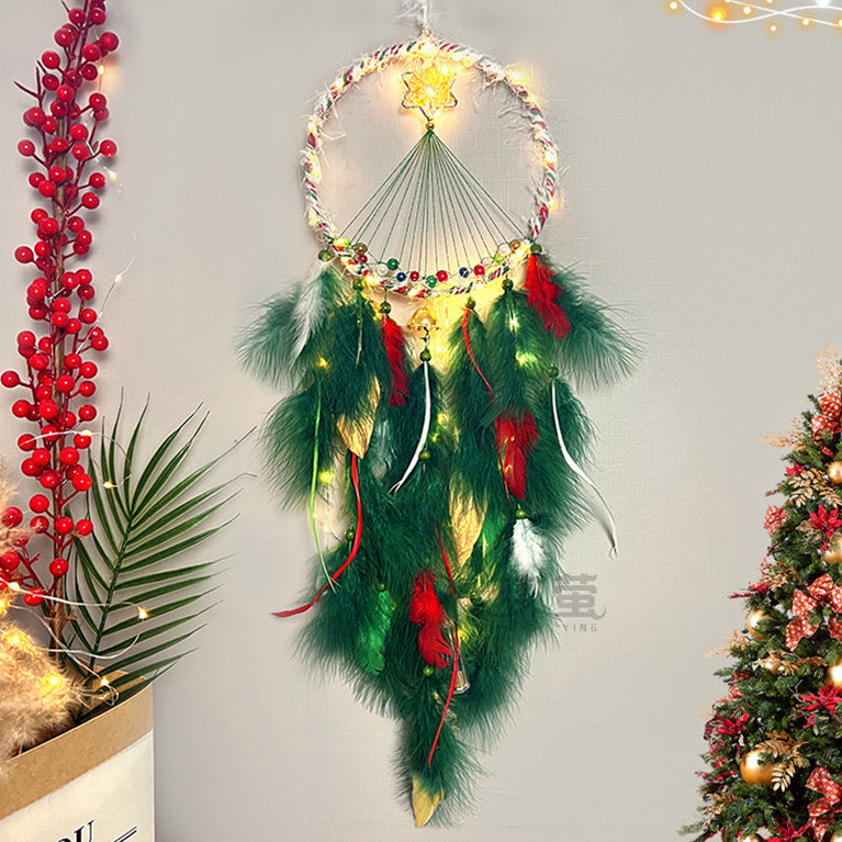 Handmade Christmas Tree Dreamcatcher Wholesale Hanging Decoration Gifts