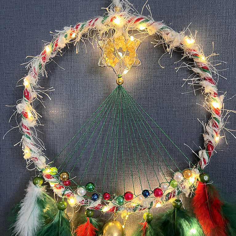 Handmade Christmas Tree Dreamcatcher Wholesale Hanging Decoration Gifts