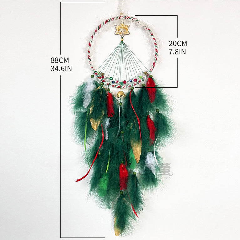 Handmade Christmas Tree Dreamcatcher Wholesale Hanging Decoration Gifts