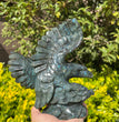 Flashy Labradorite Eagle Carving Natural Crystal Healing Stone Gift Home Decoration