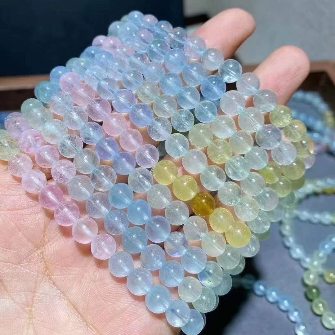 6.5mm High Quality Morganite Bracelets