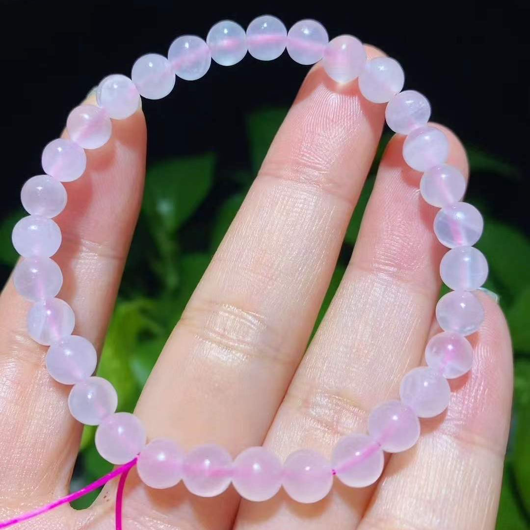 6mm UV Reactive Mangano Calcite Bracelets