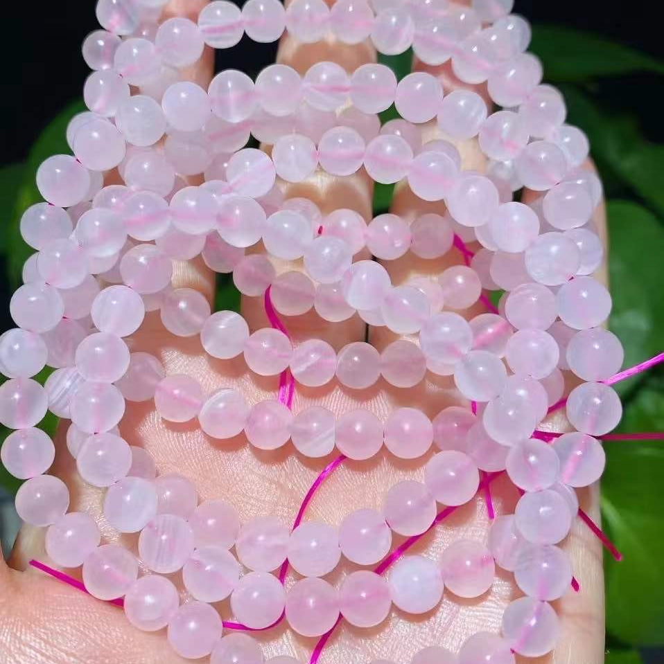 6mm UV Reactive Mangano Calcite Bracelets