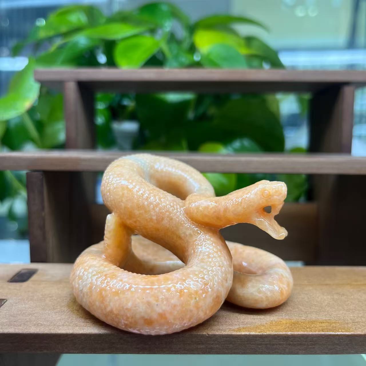 Coiling Snake Carving Table Decor Gift Wholesale