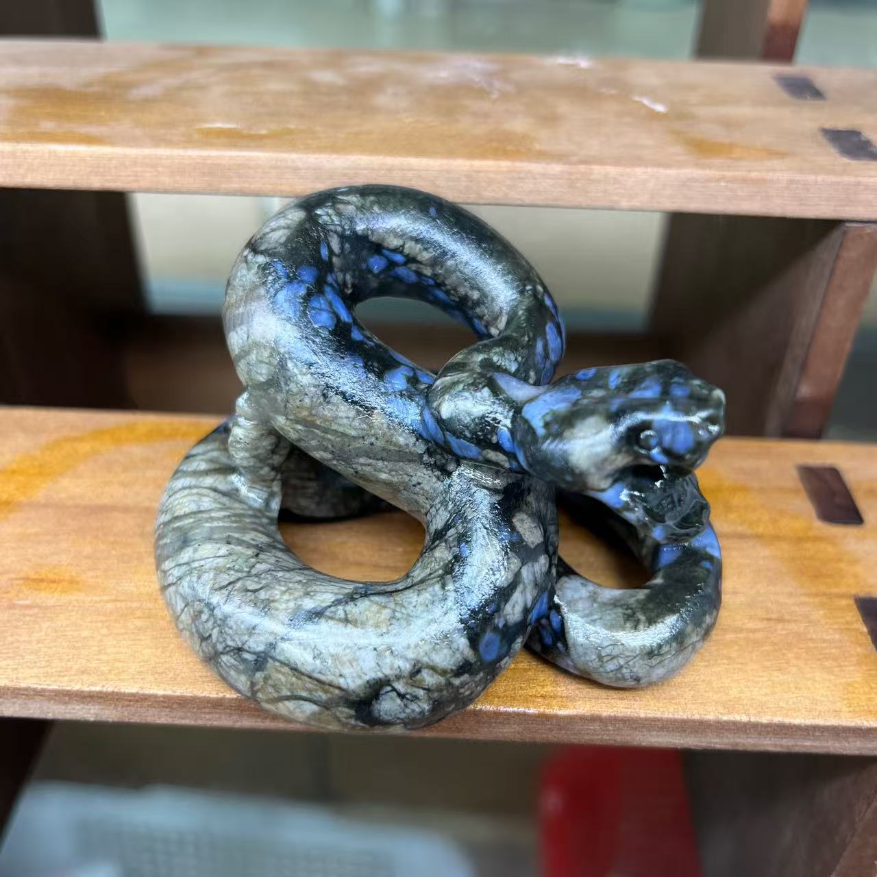 Coiling Snake Carving Table Decor Gift Wholesale