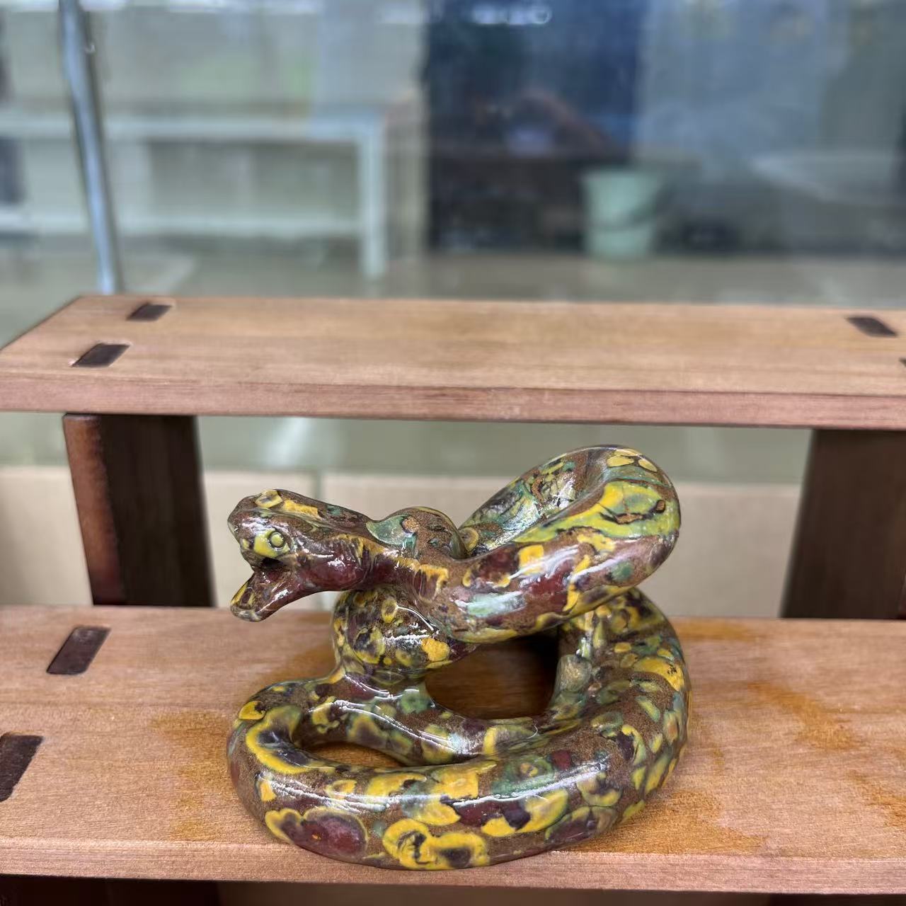 Coiling Snake Carving Table Decor Gift Wholesale