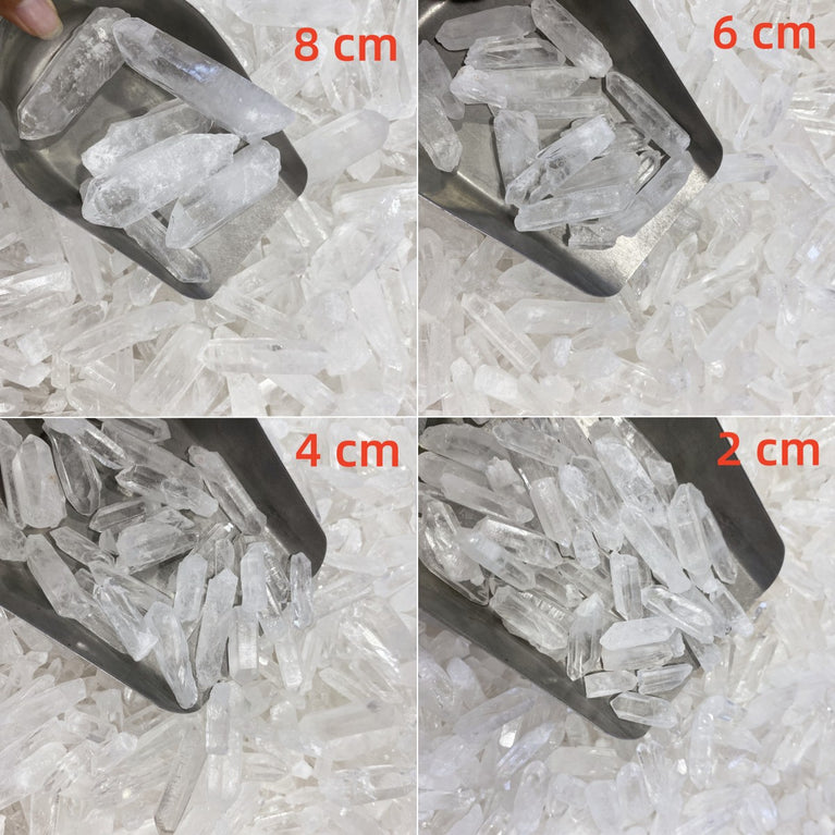 Natural Clear Quartz Raw Points Shoots Crystal Confetti