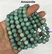 8mm Amazonite Bracelets Round Beaded Bracelets Stretch Beads