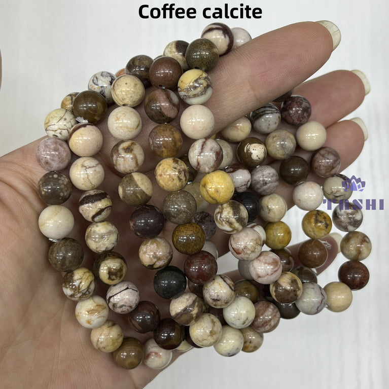 8MM 2$ Bracelets Group Natural Crystal