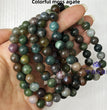 8MM 1$ Bracelets Group Natural Crystal