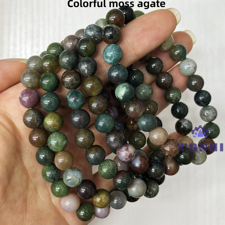 8MM 1$ Bracelets Group Natural Crystal