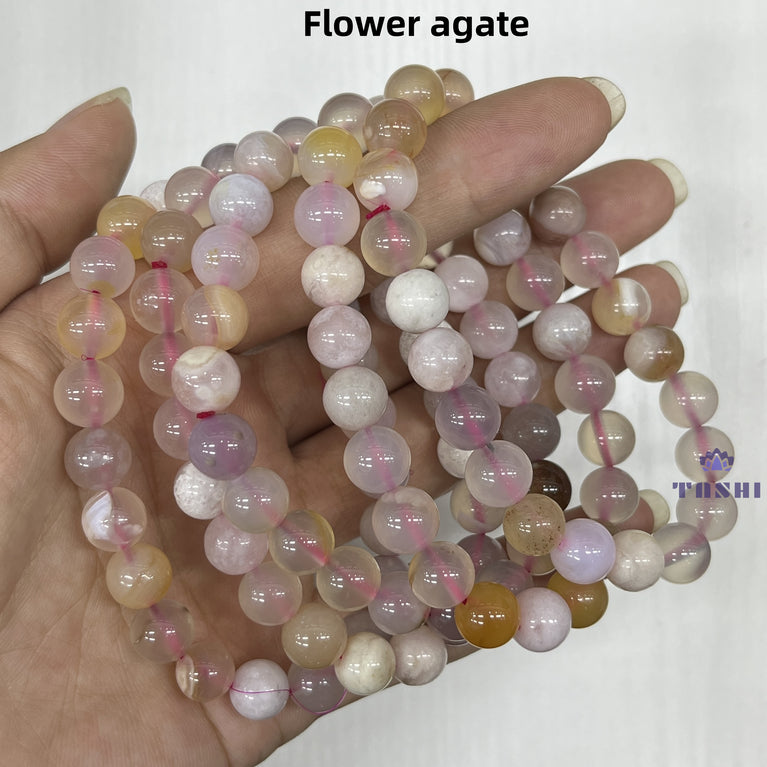 8MM 3$ Bracelets Group Natural Crystal Jewelry