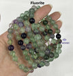 8MM 2$ Bracelets Group Natural Crystal