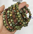 8mm Forest Jasper Bracelets Round Beaded Bracelets Stretch Beads